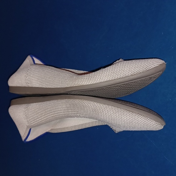 Rothy's Women's Knit The Point Cloud Birdseye Slip-On Flat Shoes Gray Size 6.5 - Picture 8 of 10